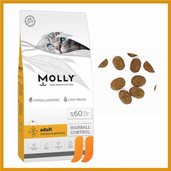 キャットフード molly Molly SuperPremium Cat Food +-1kg(Repack)