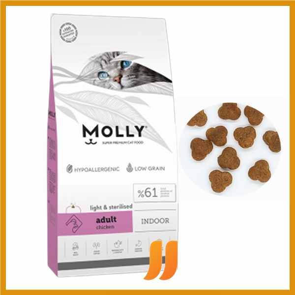 Molly SuperPremium Cat Food +-1kg(Repack)