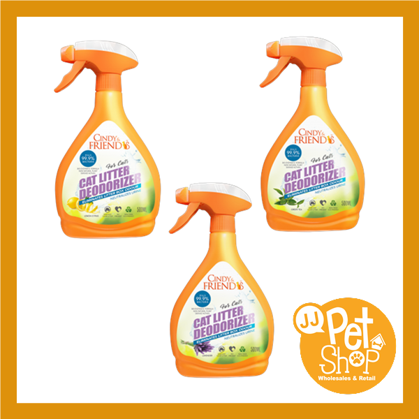 Cindy & Friends Cat Litter Deodorizer Spray 500ml